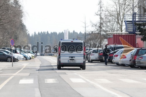 Prevzem Roberta Časarja na Letališču Jožeta Pučnika