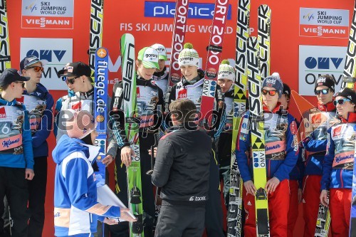 Avstrijska, slovenska in norveška reprezentanca