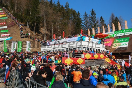 Planica, sobota, navijači