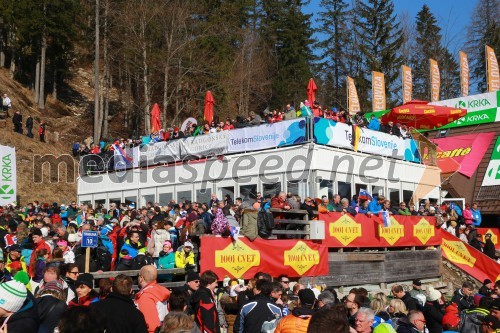 Planica, sobota, navijači