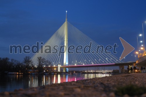Most na Adi (preko Save), Beograd, Srbija