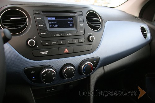 Hyundai i10 1.0 LPG Comfort, notranjost