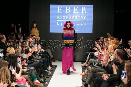 EBER krznarstvo (Mateja Štimac, Milena Eber Štimac), ime kolekcije: Razkošje v barvah – Luxury in Colours