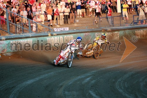 Jaroslaw Hampel (Poljska) in Leigh Adams (Avstralija)