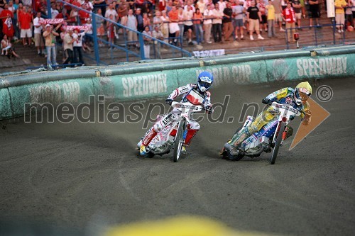 Damian Balinski (Poljska) in Jason Crump (Avstralija)