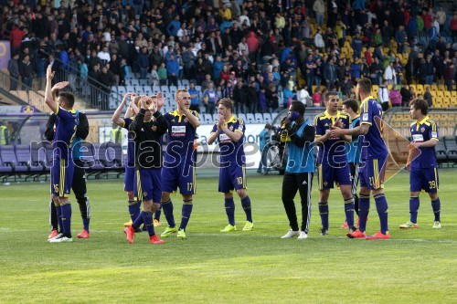 Večni derbi NK Maribor : NK Olimpija slavili vijolični