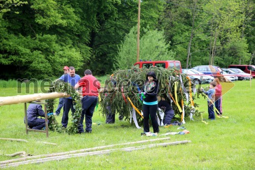 Kresovanje in praznovanje 1.maja, Koblarjev zaliv 2015