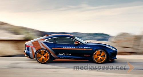 Jaguarjevo vozilo za hitro posredovanje Bloodhound F-TYPE