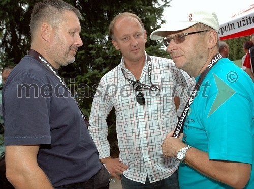 Bojan Požar, glavni in odgovorni urednik spletnega časopisa Požar report, ... in Miran Ribič