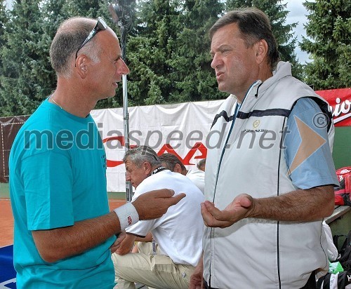 Mag. Janez Drobnič, poslanec v DZ in nekdanji minister za delo, družino in socialne zadeve in Zoran Jankovič, župan Ljubljane