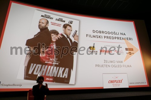 Predpremiera komedije Vohunka v Cineplexx Kranj