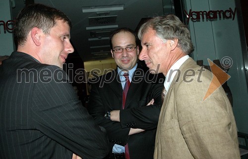 Jani Möderndorfer, ljubljanski podžupan, Leo Oblak, direktor Infoneta in ...