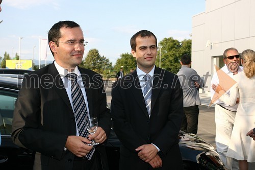 Tom Fux, generalni direktor Toyota Adria in Gregor Mauko, direktor Toyota Slovenije