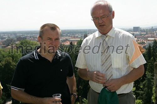 Franc Kangler, mariborski župan in Anton Krajnc, ravnatelj Biotehniške šole Maribor