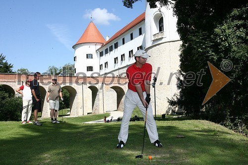 Golfist in Grad Mokrice