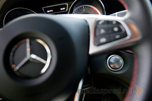 Mercedes-Benz CLA 200 CDI Shooting Brake, start/stop gumb za volanom 