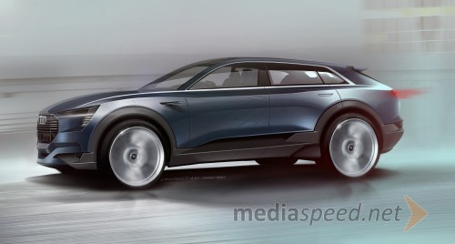 Audi e tron quattro concept na salonu IAA 2015