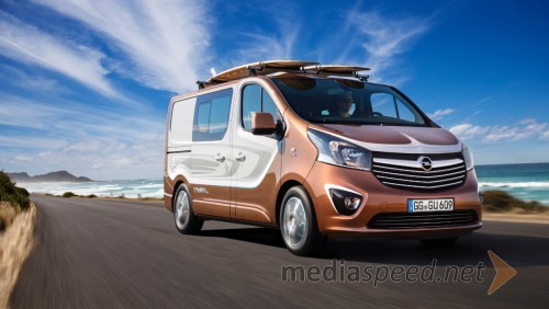 Opel Vivaro Surf Concept: Kombi sodobnega življenjskega sloga za šport in prosti čas