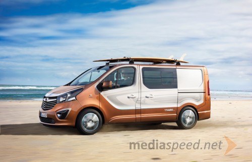 Opel Vivaro Surf Concept: Kombi sodobnega življenjskega sloga