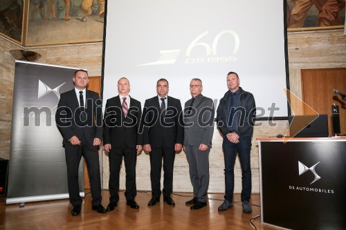 Novinarska konferenca ob 60.obletnici avtomobila DS iz leta 1955