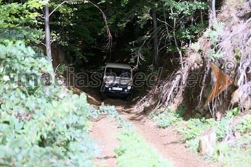 Alenka Gotar, pevka in Konrad Vrhovšek, predsednik Off-road zveze