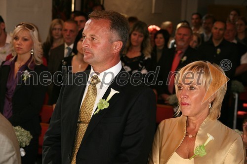 Branko in Lidija Lepej, Evina starša