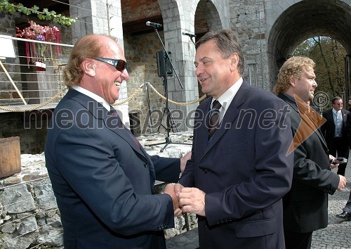 Tomislav Loboda, zlatar in Zoran Jankovič, župan Ljubljane