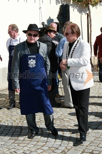 Franc Kangler, mariborski župan in Alfi Nipič, pevec