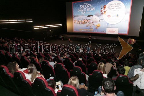 Snoopy predpremierno v Cineplexxu Kranj