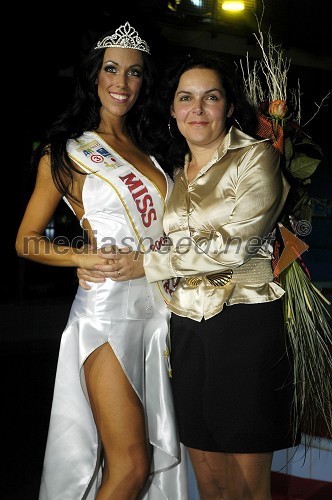 Tina Gaber, miss Hawaiian Tropic 2008 in miss Nove z mamo Matejo