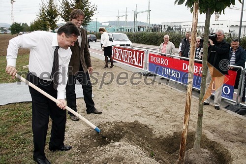 Zoran Jankovič, župan Ljubljane in Dejan Vlaisavljević, direktor časopisa Dobro jutro