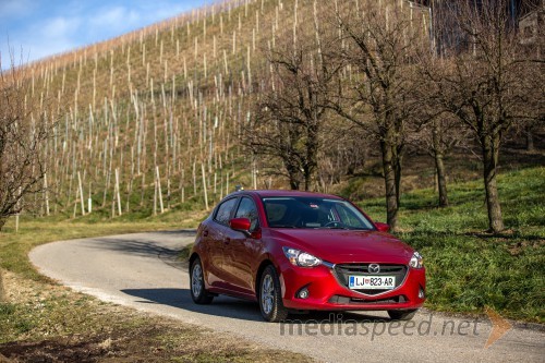 Mazda2 1.5 G90 Attraction, mediaspeed test