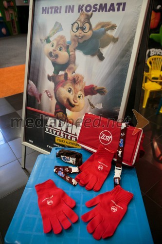 Super Alvin zabava v Cineplexxu Celje
