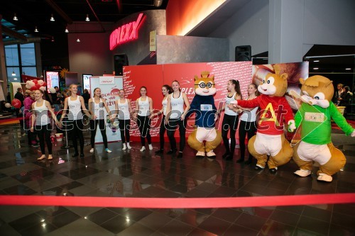 Super Alvin zabava v Cineplexxu Celje