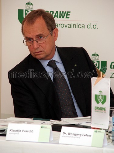 Dr. Wolfgang Felser, predsednik uprave Zavarovalnice Grawe