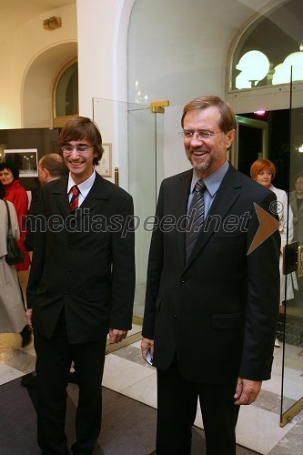 Lojze Peterle, evroposlanec in kandidat za predsednika RS in Marko Ferenčak