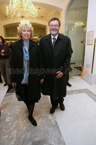 Dr. Ivan Rozman, rektor Univerze v Mariboru s soprogo dr. Janjo Črčinovič Rozman