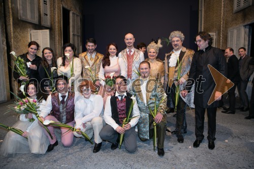 Premiera komične opere Figarova svatba