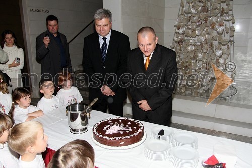 Andrej Verlič, podžupan Mestne občine Maribor in Franc Kangler, mariborski župan