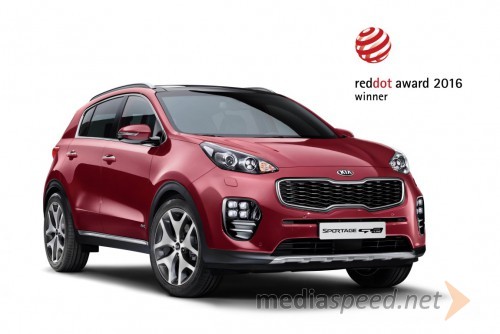 Novi Kia Sportage in Optima z novima oblikovalskima nagradama