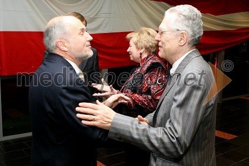 Dr. Valentin Inzko, avstrijski veleposlanik in dr. Lovro Šturm, minister za pravosodje