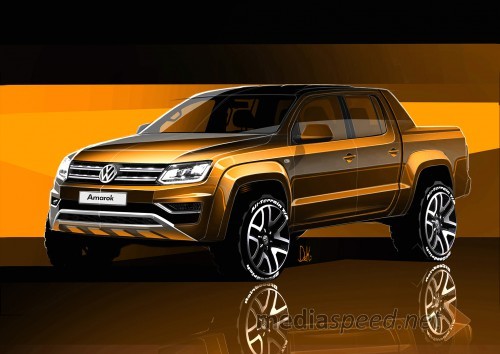 Prestižni pickup Amarok z novim Volkswagnovim oblikovanjem