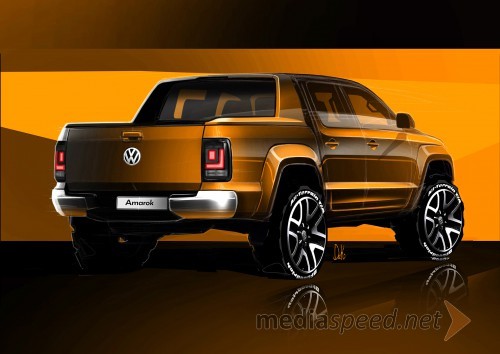 Prestižni pickup Amarok z novim Volkswagnovim oblikovanjem