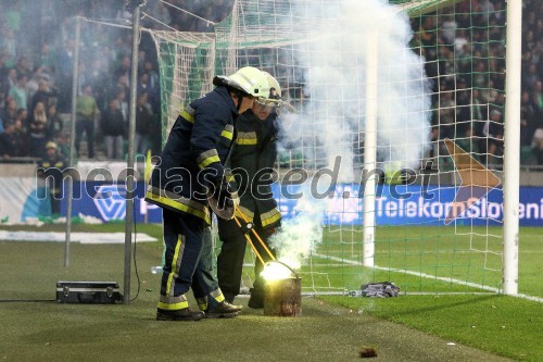 Nogometna tekma Maribor - Olimpija