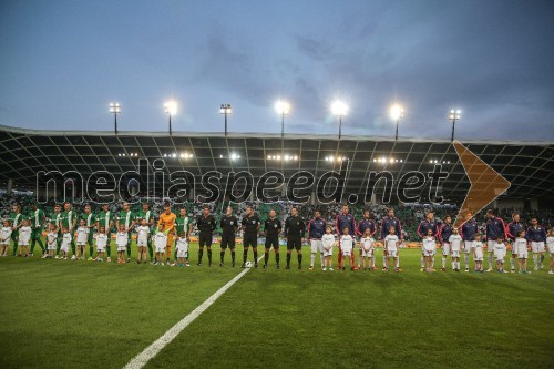 Nogometna tekma Maribor - Olimpija 2:1