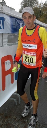 Maratonec na 12. Ljubljanskem maratonu