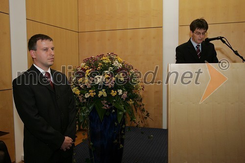 Dr. Damjan Vlaj in red. prof. dr. Zdravko Kačič, Fakulteta za elektrotehniko, računalništvo in informatiko Univerze v Mariboru