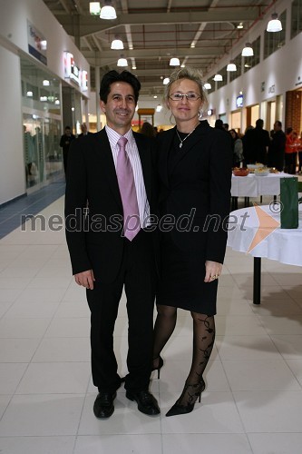 Alain in Patricia Gomez, lastnika mariborskega centra E.Leclerc