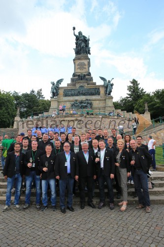 Vinska reprezentanca Slovenije na obisku v mestu Rüdesheim am Rhein