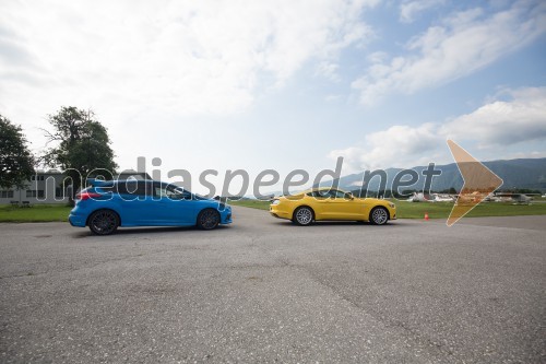 Ford Focus RS in Ford Mustang